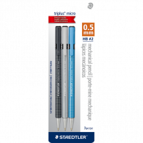 Staedtler&reg; triplus&reg; Micro Mechanical Pencils 0.5 mm 3/pkg