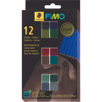 Staedtler&reg; FIMO&reg; Modelling Clay 25 g Assorted Basics Colours 12/pkg