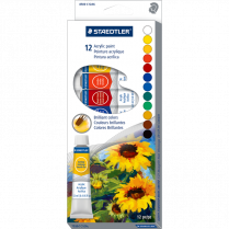Staedtler Acrylic Paint 12ml Tubes 12/Set