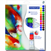 Staedtler&reg; Watercolours 12 mL 24/set