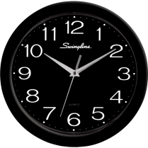 Swingline&reg; Fashion Wall Clock 12" Black
