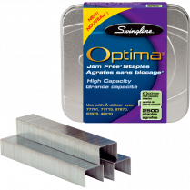 Swingline&reg; Optima&reg; Jam Free High Capacity Staples 3/8" 2,500/box