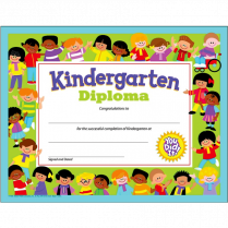 Trend&reg; PK-K Certificates & Diplomas Kindergarten Diploma 8-1/2" x 11" 30/pkg