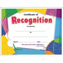 Trend&reg; Colourful Classics Recognition Certificates 8-1/2 x 11 30/pkg