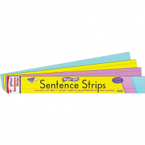 Trend&reg; Wipe-off&reg; Sentence Strips 30/pkg Tricolour