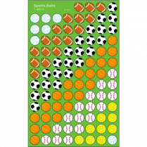 Trend&reg; superShapes Sports Balls Stickers 800/pkg