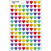 Trend&reg; superShapes Heart Smiles Stickers 800/pkg