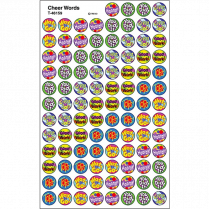 Trend&reg; superSpots&reg; Cheer Words Stickers 800/pkg