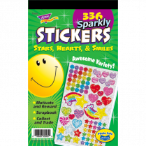Trend&reg; Sparkly Stickers 336/pad