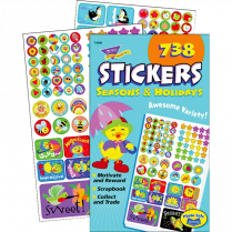 Trend&reg; Seasons & Holidays Sticker Pads 738 stickers/pad
