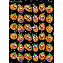Trend&reg; Sparkle Party Pumpkins Stickers&reg; 72/pkg