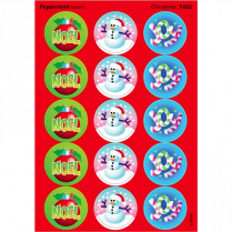 Trend&reg; Stinky Christmas - Peppermint Stickers&reg; 60/pkg
