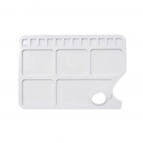 Large Plastic Rectangular Palette With Hole 9-1/4" 13-1/2"