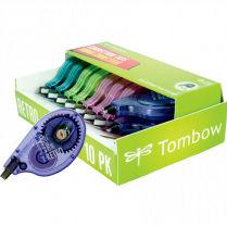 Tombow MONO Retro Correction Tape Assorted Colours 10/box