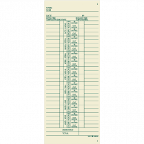 Adams&trade; Time Cards Bilingual 100/pkg