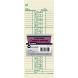 Adams&trade; Time Cards Bilingual 100/pkg