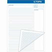 TOPS&trade; Docket&reg; Project Planning Pad 8-1/2" x 11-3/4" 3/pkg