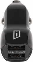 iStore Dual USB Car Charger Black