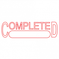 Trodat&reg; Printy 4911 Self-Inking Message Stamp with Window COMPLETED