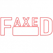 Trodat&reg; Printy 4911 Self-Inking Message Stamp with Window FAXED