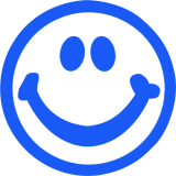 Trodat&reg; S-Printy 4921 Self-Inking Mini Stamp Happy Face