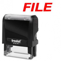 Trodat&reg; Printy 4911 Self-Inking Message Stamp FILE