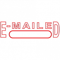 Trodat&reg; Printy 4911 Self-Inking Message Stamp with Window E-MAILED