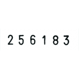 Trodat&reg; 1546 Manual Numberer, 6 Bands
