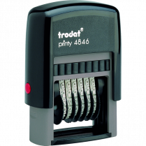 Trodat&reg; Printy 4846 Numberer, 6 Bands