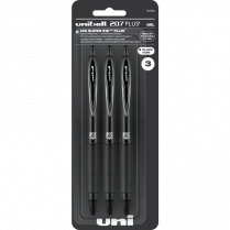 uni-ball&reg; 207&trade; Plus Retractable Gel Pens 0.7 mm Black