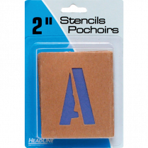Headline&reg; Stencils Gothic Letters and Numbers 2"