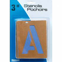 Headline&reg; Stencils Gothic Letters and Numbers 3"