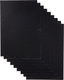 Headline Stick-on Gothic Letters 6" Black