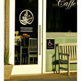 Headline&reg; Century Signs, 3" x 9", Black and Silver, No Soliciting