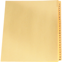 Davis Numerical Legal Exhibit Dividers 25/pkg - Various Letters