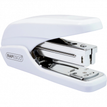 Rapesco&reg; Mini Less Effort Stapler Half Strip 25 sheets White