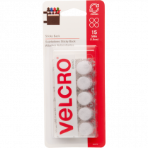 Velcro&reg; Sticky Back&trade; Fasteners 5/8" Coins 15/pkg