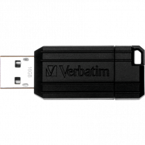 Verbatim&reg; PinStripe USB 2.0 Drive 16GB Black