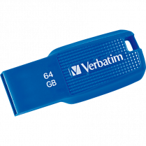 Verbatim&reg; Ergo USB 3.0 Drive 64GB Blue