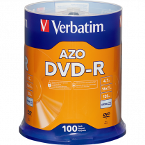 Verbatim&reg; DVD-Rs 16X 4.7GB 100/spindle