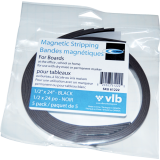 VLB FileMode Magnetic Stripping 1/2" x 24" Black 5/pkg