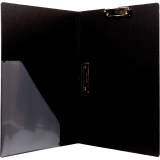 VLB Duraply&reg; Stay Clean Folding Clipboard 11" x 17" Black