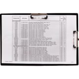 VLB Duraply&reg; Stay Clean Clipboard 11" x 17" Black