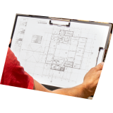 VLB Duraply&reg; Stay Clean Clipboard 11" x 17" Black