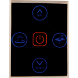 Bostitch Adjustable LED Lamp with Touch Panel White