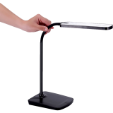 Vision Global&reg; Umbriel Gooseneck LED Desk Lamp 5W Black