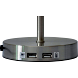 Bostitch&reg; Adjustable LED Desk Lamp with 2 USB ports