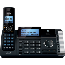 VTech DS6251-2 2 Handset 2-Line Answering System with Smart Call Blocker Silver/Black