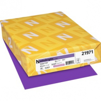 Astrobrights&reg; 65lb Cardstock 8-1/2" x 11" Gravity Grape 250/pkg