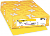 Astrobrights&reg; 24lb Paper 8-1/2" x 11" Sunburst Yellow 500/pkg